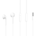 CELEBRAT earphones με μικρόφωνο G12, 3.5mm σύνδεση, Φ14.2mm, 1.2m, λευκό