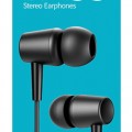 CELEBRAT earphones με μικρόφωνο G13, 3.5mm σύνδεση, Φ10mm, 1.2m, μαύρο