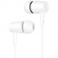 CELEBRAT earphones με μικρόφωνο G13, 3.5mm σύνδεση, Φ10mm, 1.2m, λευκό