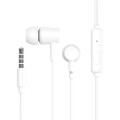 CELEBRAT earphones με μικρόφωνο G13, 3.5mm σύνδεση, Φ10mm, 1.2m, λευκό