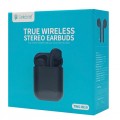 CELEBRAT earphones με θήκη φόρτισης W10, True Wireless, 30/300mAh, μαύρα