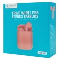 CELEBRAT earphones με θήκη φόρτισης W10, True Wireless, 30/300mAh, ροζ