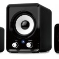 POWERTECH ηχεία Essential sound PT-843, 2.1, 5W  2x 3W, 3.5mm, μαύρα