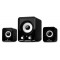 POWERTECH ηχεία Essential sound PT-843, 2.1, 5W  2x 3W, 3.5mm, μαύρα