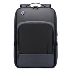 ARCTIC HUNTER τσάντα πλάτης B00403 με θήκη laptop 15.6", USB, 19L, γκρι