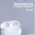 CELEBRAT earphones με θήκη φόρτισης W7, True Wireless, Φ6mm, λευκά