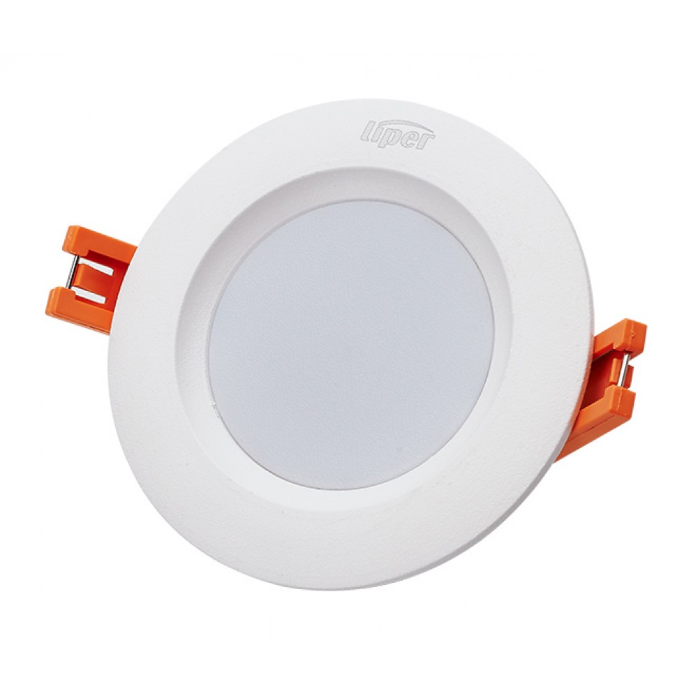 LIPER LED χωνευτό spot LPDL-5A-Y, 5W, 4000K, Φ9.2, λευκό