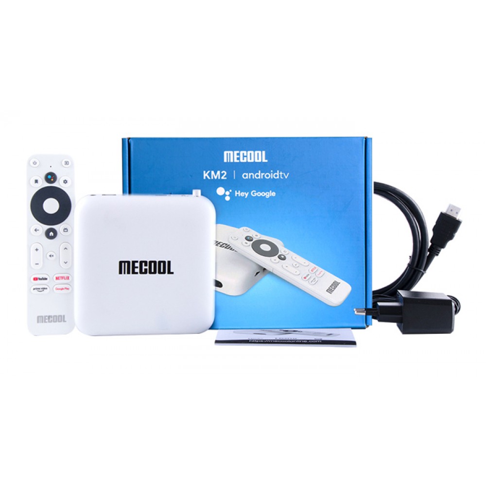 MECOOL TV Box KM2, Google & Netflix certificate, 4K, WiFi, Android 10