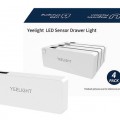 YEELIGHT LED φωτιστικό YLCTD001 με ανιχνευτή κίνησης, 2700K, 0.15W, 4τμχ