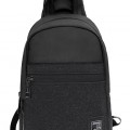 ARCTIC HUNTER τσάντα Crossbody XB0060 με θήκη tablet, 4L, μαύρη