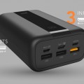 SILICON POWER power bank QX55, 30000mAh, 3x USB & USB-C, 22.5W, LCD