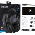 SADES gaming headset Runner, wireless & wired, multiplatform, BT, μαύρο