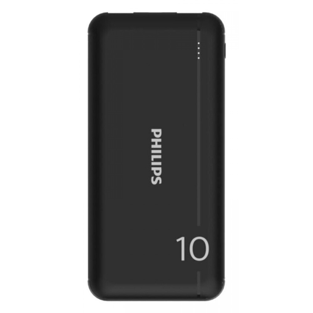 PHILIPS power bank DLP1810NB-62, 10000mAh, 2x USB, 2.1A, μαύρο