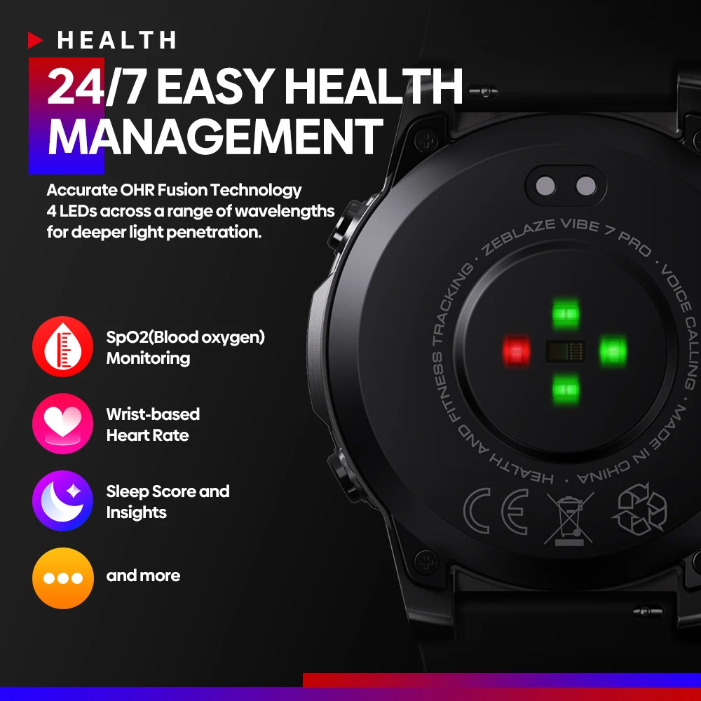 ZEBLAZE smartwatch Vibe 7 Pro, 1.43