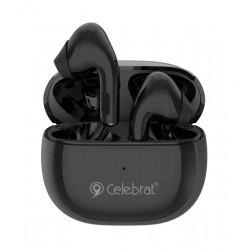 CELEBRAT earphones με θήκη φόρτισης W31, True Wireless, Φ13mm, μαύρα