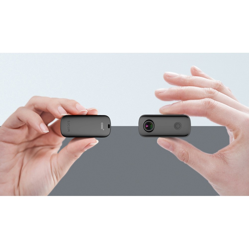 SJCAM mini action camera C100, 4K, 15MP, Wi-Fi, αδιάβροχη, μαύρη