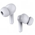 POWERTECH earphones με θήκη φόρτισης Soul, TWS, ANC, 45/400mAh, λευκά