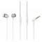 CELEBRAT earphones με μικρόφωνο D11, 3.5mm σύνδεση, Φ10mm, 1.2m, λευκά