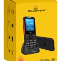 POWERTECH κινητό τηλέφωνο Sentry 4G PTM-33, SOS Call, με φακό, μαύρο