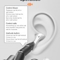 LDNIO earphones με θήκη φόρτισης T03, True Wireless, HiFi, Φ13mm, μαύρα