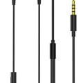 LDNIO earphones με μικρόφωνο HP08, 3.5mm σύνδεση, Φ13mm, 1.2m, γκρι