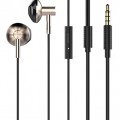 LDNIO earphones με μικρόφωνο HP09, 3.5mm σύνδεση, Φ13mm, 1.2m, ροζ χρυσό