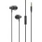 LDNIO earphones με μικρόφωνο HP05, 3.5mm σύνδεση, Φ10mm, 1.2m, γκρι