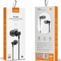 LDNIO earphones με μικρόφωνο HP06, 3.5mm σύνδεση, Φ10mm, 1.2m, μαύρα