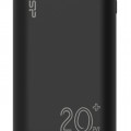 SILICON POWER power bank QS58, 1x USB-C & 2x USB, 20000mAh, 20W, μαύρο