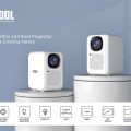 MECOOL smart βιντεοπροβολέας KP2, 1080p FHD, 600 ANSI, Wi-Fi, λευκός