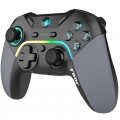 ROAR ασύρματο gamepad RR-0022, Switch/PC/iOS/Android, Bluetooth, μαύρο