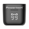 POWERTECH earphones με θήκη φόρτισης PT-1227, TWS, ENC, 30/480mAh, μαύρα