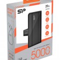 SILICON POWER power bank QD50, USB-C, 5000mAh, 20W PD, μαύρο