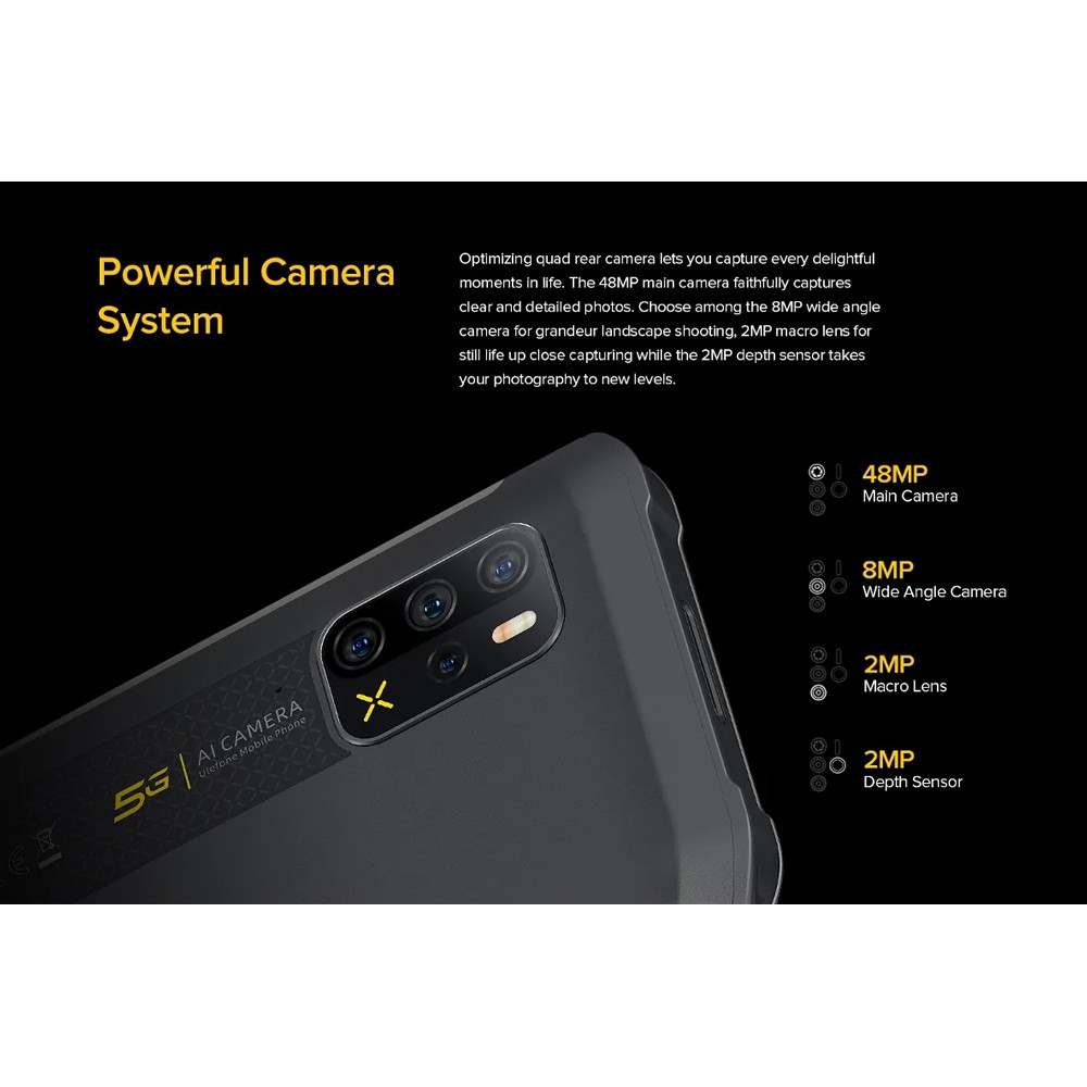 ULEFONE smartphone Armor 12 5G, 6.52