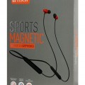 YISON earphones E19 με μαγνήτη, Bluetooth, 10mm, 130mAh, κόκκινα