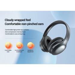 CELEBRAT headphones A33, ασύρματα & ενσύρματα, ANC, 40mm, 300mAh, μαύρα