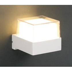 POWERTECH LED φωτιστικό τοίχου HLL-0156, 7W, 4000K, 560lm, IP65, λευκό