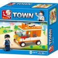 SLUBAN Τουβλάκια Town, Mini Bus M38-B0179, 72τμχ