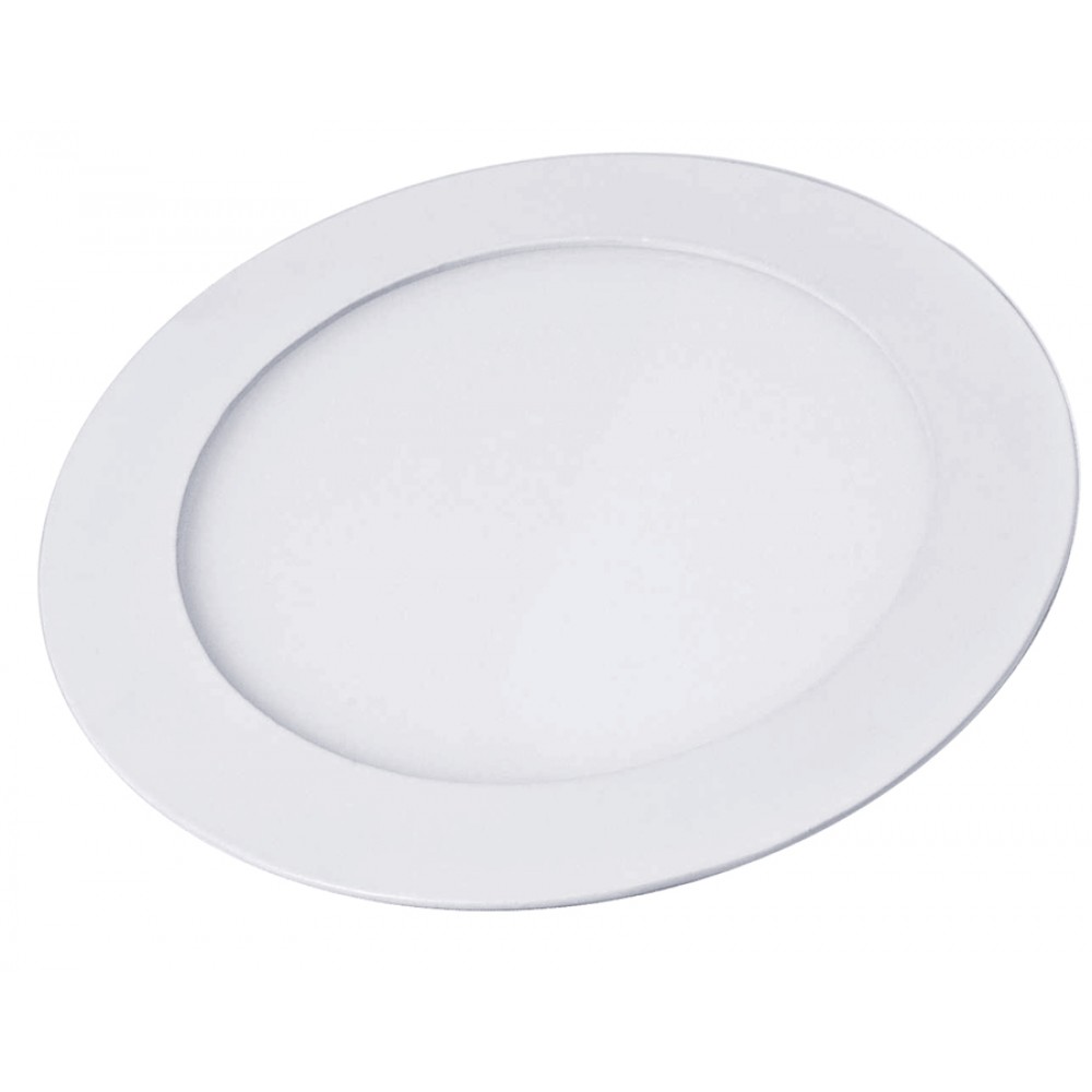 POWERTECH LED panel PT-1270 χωνευτό, 18W, Φ22cm, 4000K, 1440lm, λευκό