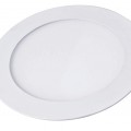 POWERTECH LED panel PT-1270 χωνευτό, 18W, Φ22cm, 4000K, 1440lm, λευκό