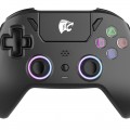 ROAR ασύρματο gamepad RR-0023, Switch/PS4/PC/iOS/Android, Bluetooth, μαύρο