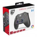 ROAR ασύρματο gamepad RR-0023, Switch/PS4/PC/iOS/Android, Bluetooth, μαύρο