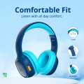 TRONSMART headphones για παιδιά KH02, ασύρματα & ενσύρματα, μπλε