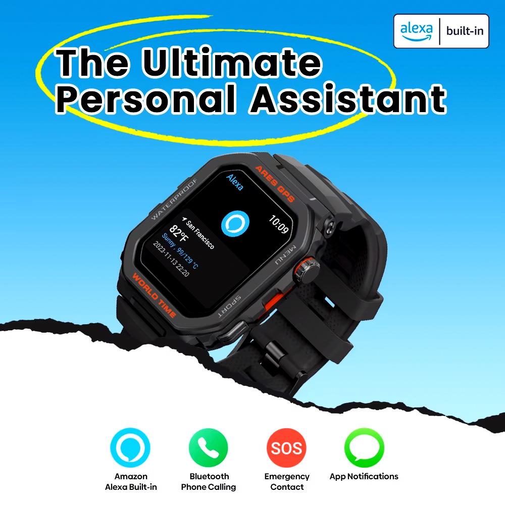 ZEBLAZE smartwatch Ares GPS, heart rate, 1.75