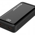 POWERTECH power bank PT-1327 με οθόνη, 20000mAh, 22.5W, μαύρο