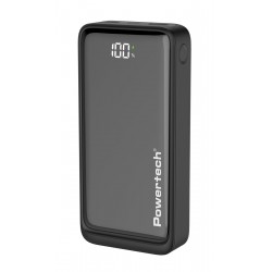 POWERTECH power bank PT-1327 με οθόνη, 20000mAh, 22.5W, μαύρο