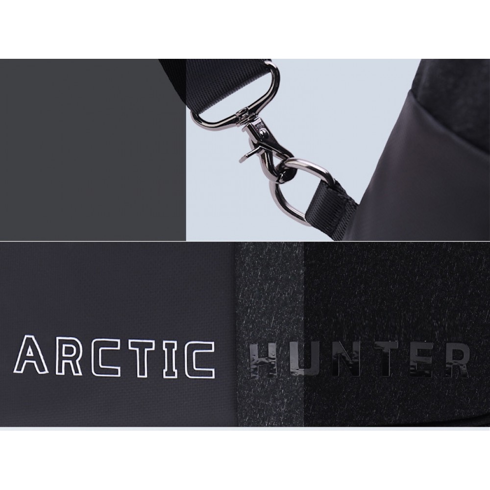 ARCTIC HUNTER τσάντα Crossbody XB0058-BK, μαύρη