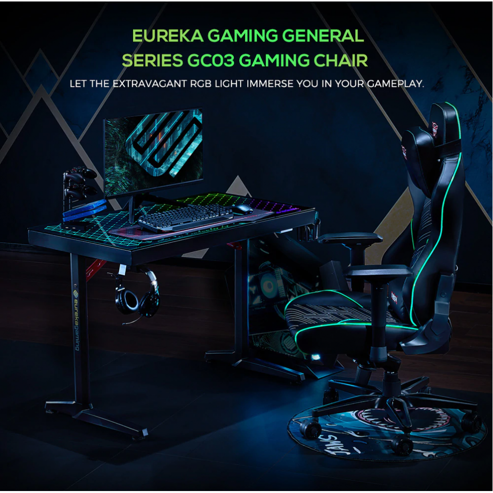 Gaming Καρέκλα - Eureka Ergonomic® ERK-YYK-GC-03