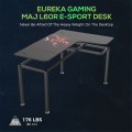 Gaming Γραφείο - Eureka Ergonomic® ERK-CD-L01R-60B-V2