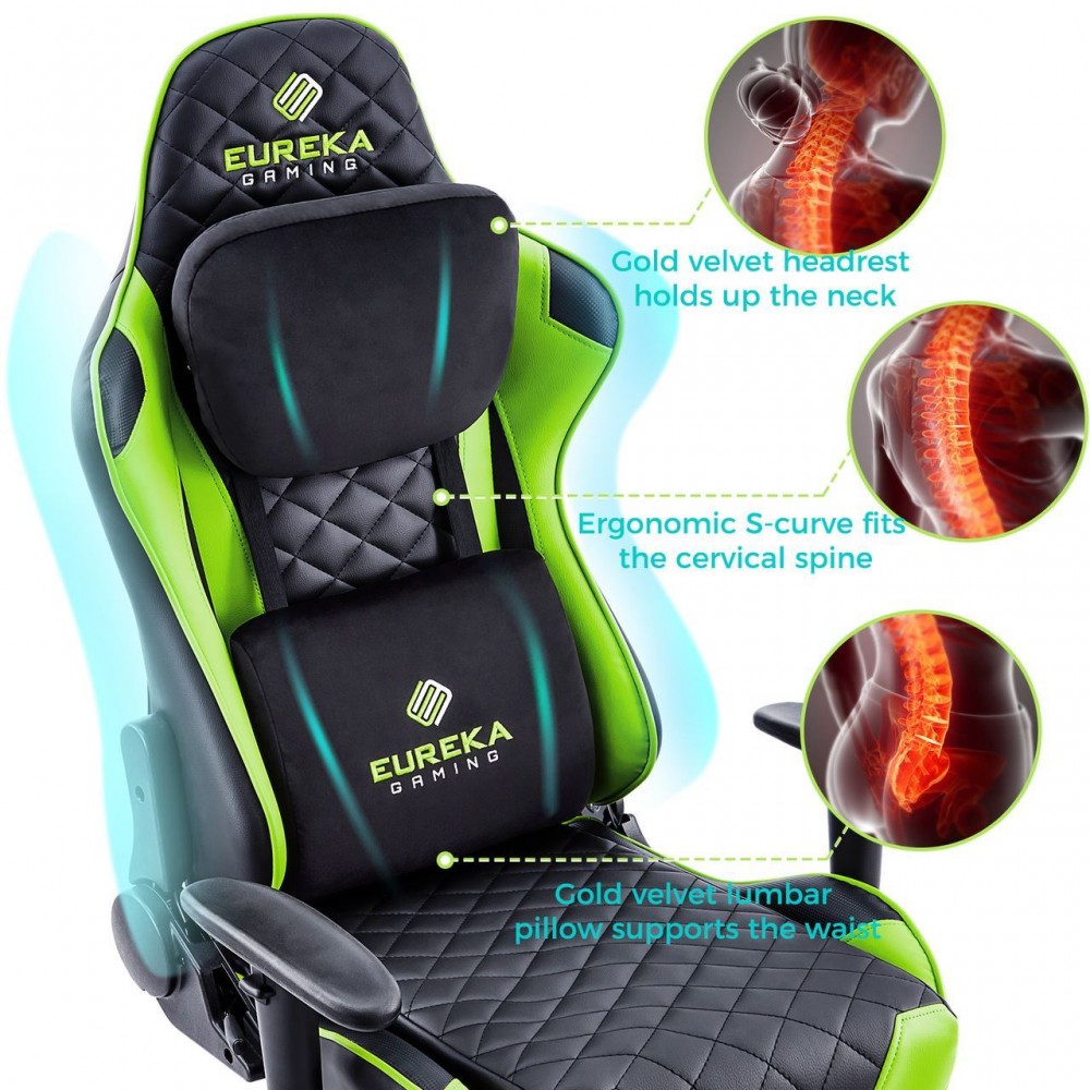 Gaming Καρέκλα -  Eureka Ergonomic® ONEX-GX330-BG